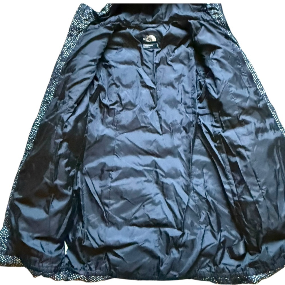 The North Face Black Donegal Print Gotham Goose Down Coat Sz S Black Digital - Picture 7 of 10